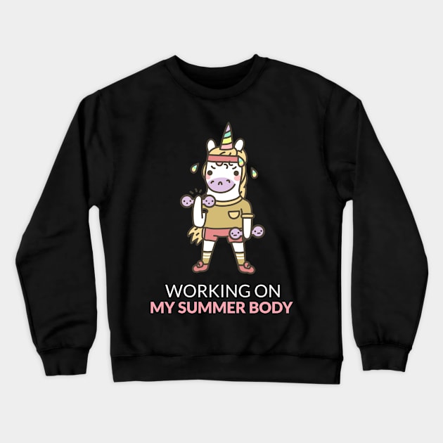 Working on my summer body Crewneck Sweatshirt by WizardingWorld